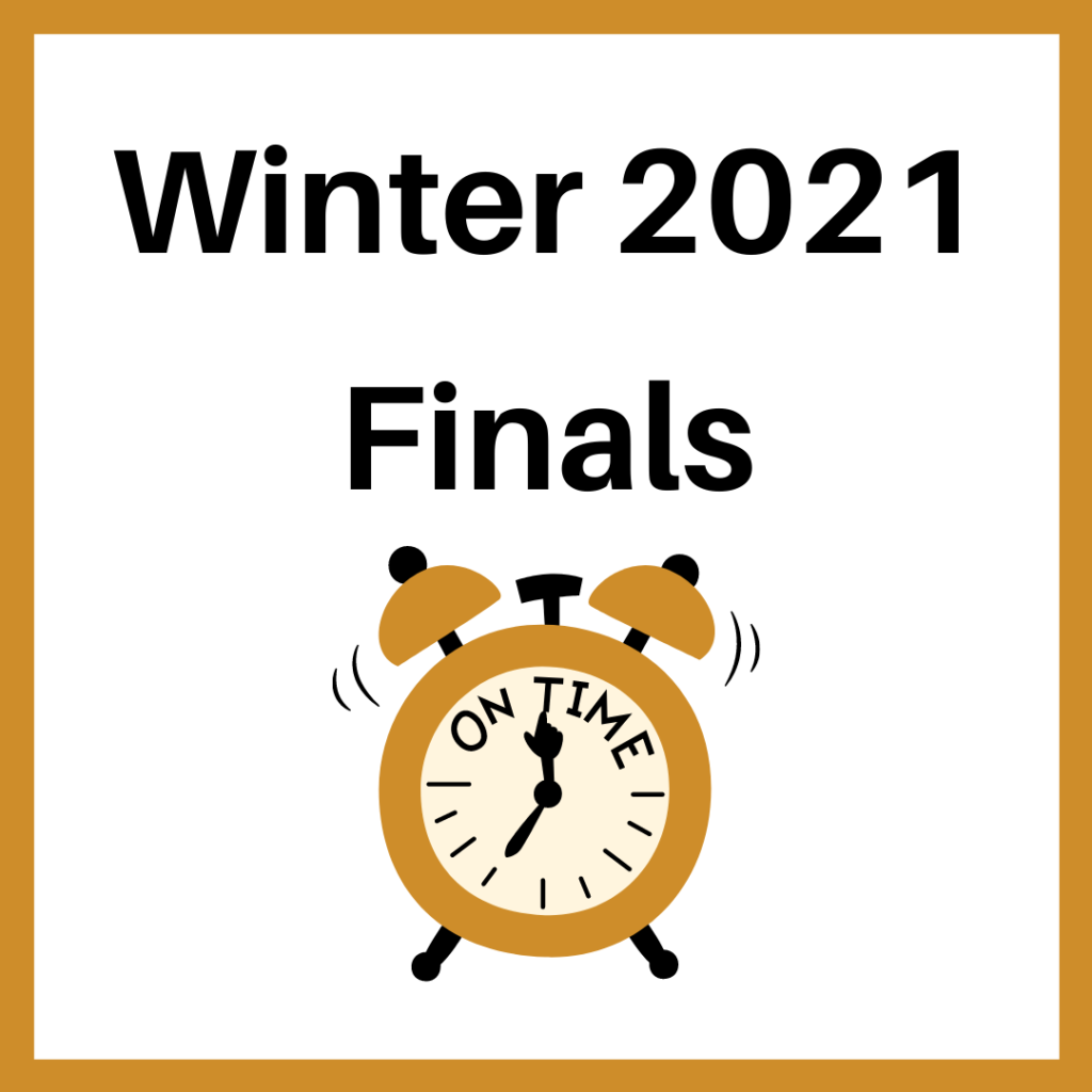 Winter 2021 Finals