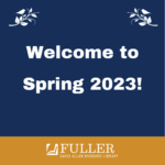 Spring 2023 Welcome week library presentation