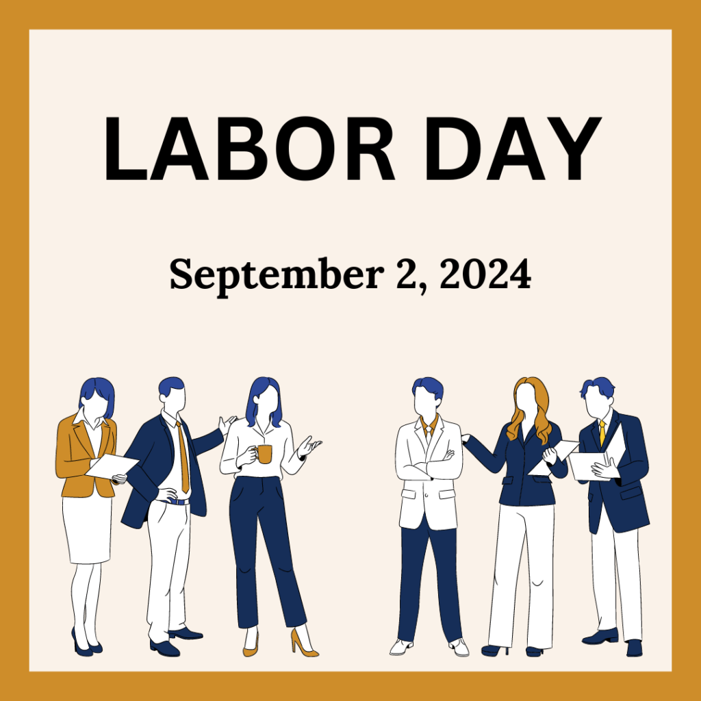 D. A. Hubbard library will be closed on September 2, 2024 for Labor Day